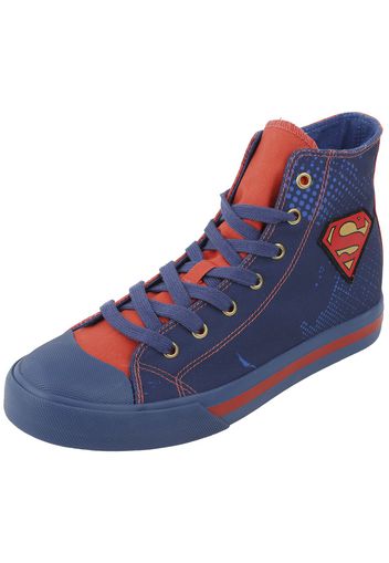 Superman - Superman - Sneakers alte - Unisex - blu rosso