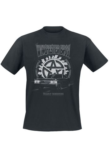 Supernatural - Winchester Bros - T-Shirt - Uomo - nero