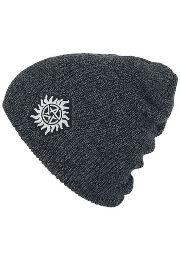 Supernatural - Anti Possession - Slouch Beanie - Beanie - Unisex - nero grigio