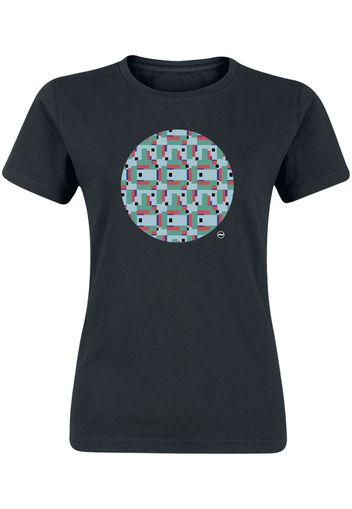 Svenja Hemke - Geometric Rearrangement - T-Shirt - Donna - nero