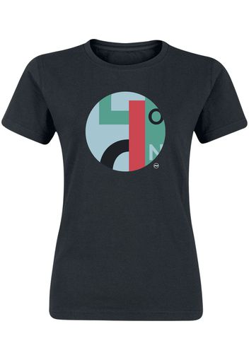 Svenja Hemke - Geometric Order - T-Shirt - Donna - nero