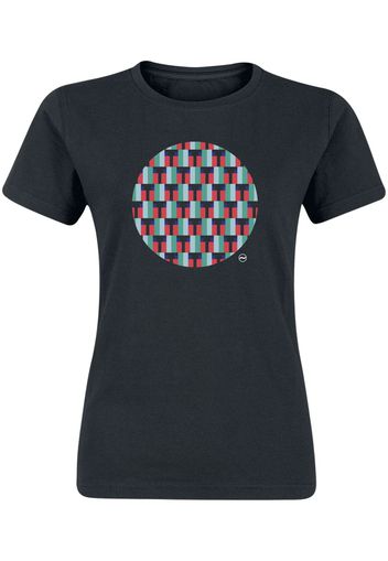 Svenja Hemke - Geometric Arrangement - T-Shirt - Donna - nero