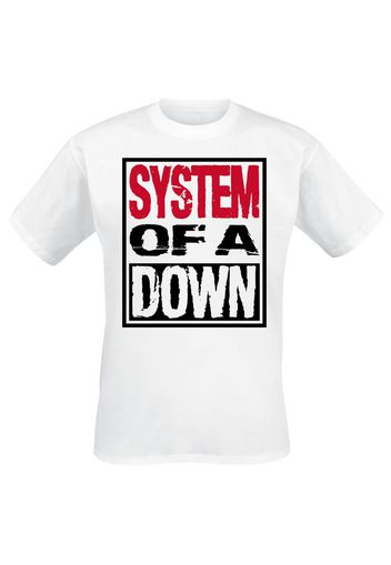 System Of A Down - Triple Stack Box - T-Shirt - Uomo - bianco