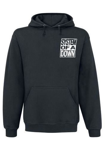 System Of A Down - System Waves - Felpa con cappuccio - Uomo - nero