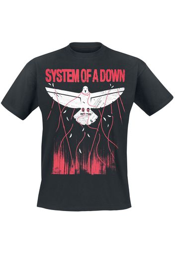 System Of A Down - Dove Overcome - T-Shirt - Uomo - nero