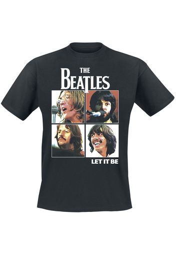 The Beatles - Let It Be - T-Shirt - Uomo - nero