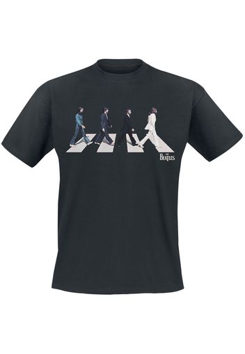 The Beatles - Abbey Road Silhouette - T-Shirt - Uomo - nero