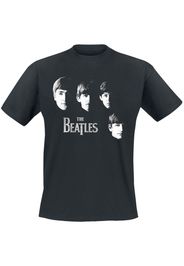 The Beatles - Faces - T-Shirt - Uomo - nero