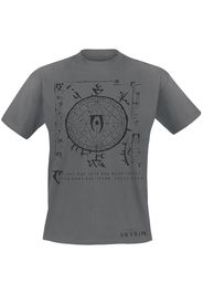 The Elder Scrolls - V - Skyrim - Mysterium Xarxes - T-Shirt - Uomo - grigio sport