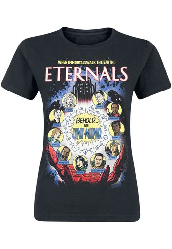 The Eternals - Comic Cover - T-Shirt - Donna - nero