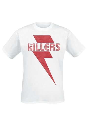 The Killers - Bolt Logo - T-Shirt - Uomo - bianco