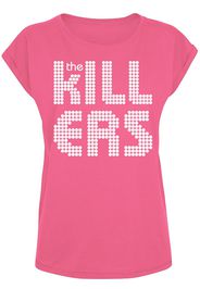 The Killers - Stacked Logo - T-Shirt - Donna - rosa