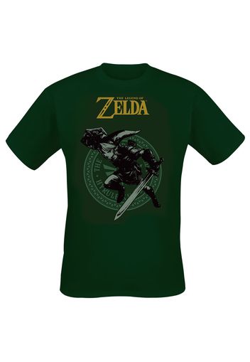 The Legend Of Zelda - Link - T-Shirt - Uomo - verde