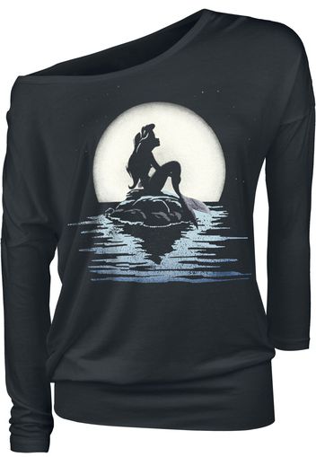 The Little Mermaid - Moonshine - Maglia a maniche lunghe - Donna - nero