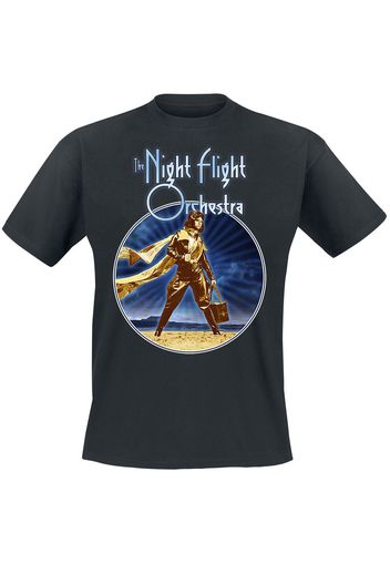 The Night Flight Orchestra - Aeromantic II - T-Shirt - Uomo - nero