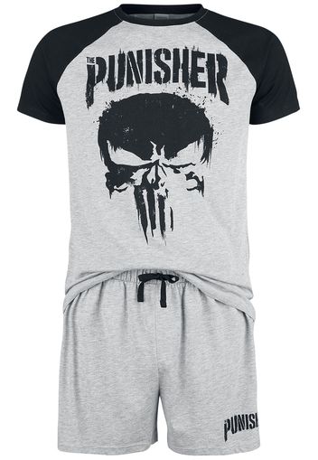 The Punisher - Skull - Pigiama - Uomo - grigio sport