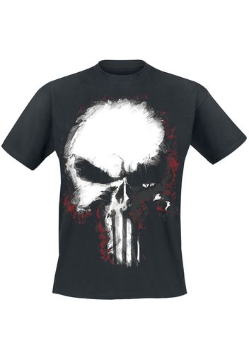 The Punisher - Shattered Skull - T-Shirt - Uomo - nero