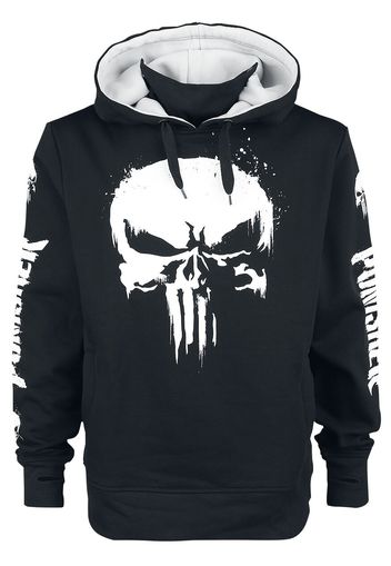 The Punisher - Skull - Felpa con cappuccio - Uomo - nero