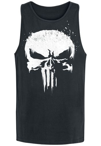 The Punisher - Sprayed Skull Logo - Canotte - Uomo - nero