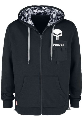 The Punisher - Skull - Spray - Felpa jogging - Uomo - nero