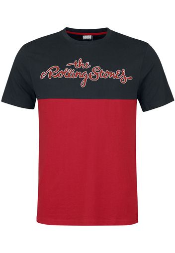 The Rolling Stones - Amplified Collection - Tongue - T-Shirt - Uomo - nero rosso