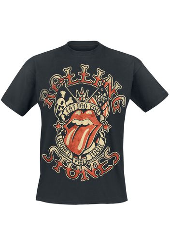 The Rolling Stones - Tattoo You Tour - T-Shirt - Uomo - nero