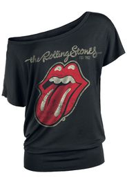 The Rolling Stones - Plastered Tongue - T-Shirt - Donna - nero