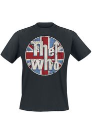 The Who - Distressed Union Jack - T-Shirt - Uomo - nero