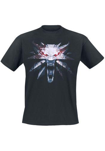The Witcher - Medallion - T-Shirt - Uomo - nero