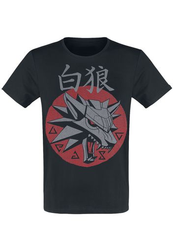 The Witcher - School Of The Wolf - T-Shirt - Uomo - nero