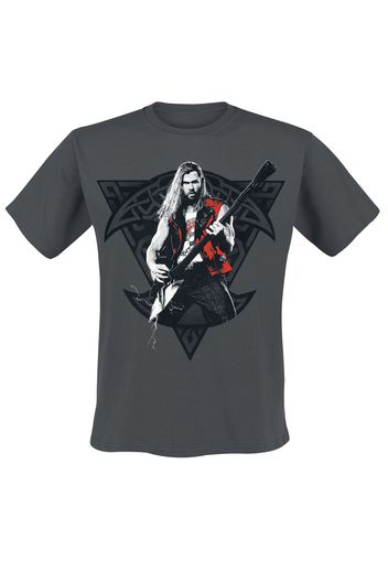 Thor - Love And Thunder - Metal Thor - T-Shirt - Uomo - grigio