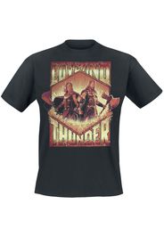 Thor - Love And Thunder - Thor & Jane - T-Shirt - Uomo - nero