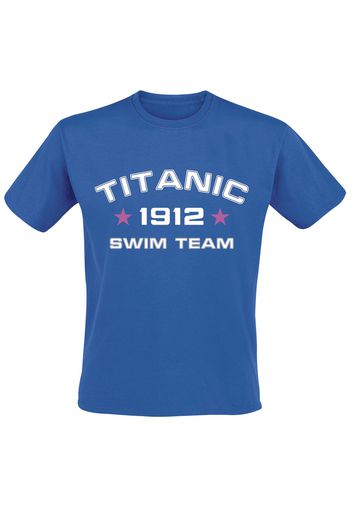 Titanic Swim Team -  - T-Shirt - Uomo - blu royal