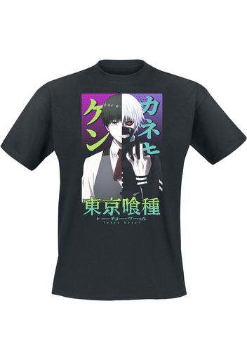 Tokyo Ghoul - Japanese Pop Art - T-Shirt - Uomo - nero