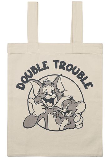 Tom And Jerry - Save The Planet - Borsa di tela - Unisex - sabbia chiaro