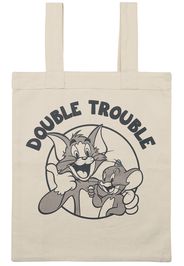 Tom And Jerry - Save The Planet - Borsa di tela - Unisex - sabbia chiaro