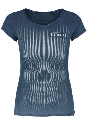 Tool - Grid Skull - T-Shirt - Donna - blu