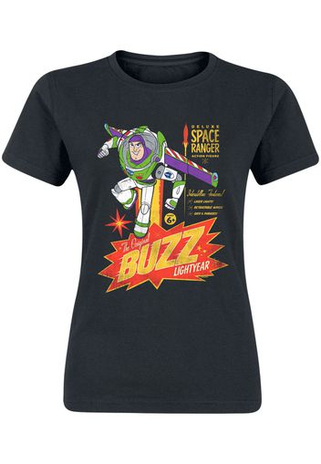 Toy Story - Original Buzz Lightyear - T-Shirt - Donna - nero