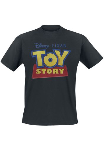 Toy Story - 3D Logo - T-Shirt - Uomo - nero