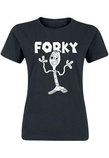 Toy Story - Forky - T-Shirt - Donna - nero