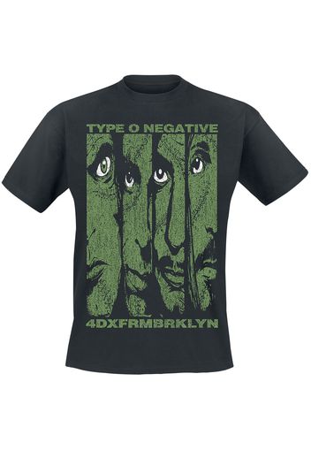 Type O Negative - Faces - T-Shirt - Uomo - nero