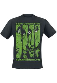 Type O Negative - Faces - T-Shirt - Uomo - nero