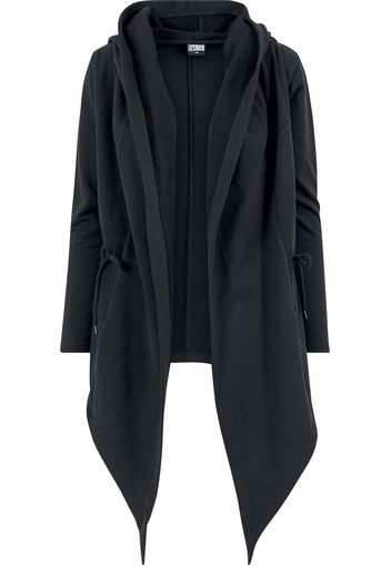 Urban Classics - Ladies Hooded Sweat Cardigan - Cardigan - Donna - nero