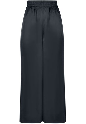 Urban Classics - Ladies Satin Wide Leg Trousers - Pantaloni - Donna - nero