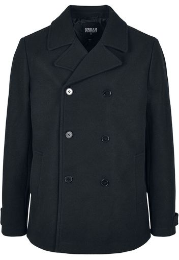 Urban Classics - Classic Pea Coat - Cappotti - Uomo - nero