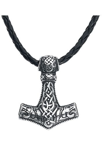 URBANTIMBER - Thors Hammer - Collana - Uomo - colore argento