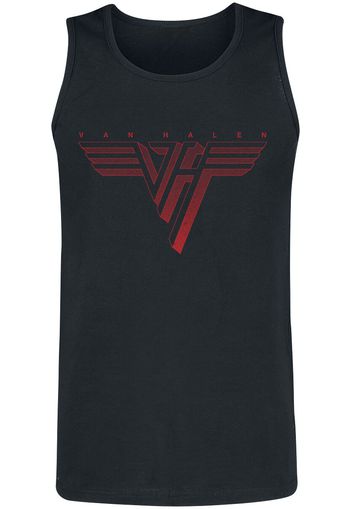 Van Halen - Classic Red Logo - Canotta - Uomo - nero