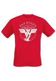 Van Halen - 1979 Tour - T-Shirt - Uomo - rosso