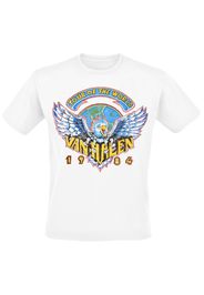 Van Halen - Tour Of The World '84 - T-Shirt - Uomo - bianco