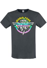 Van Halen - Amplified Collection - World Tour 78 - T-Shirt - Uomo - carbone